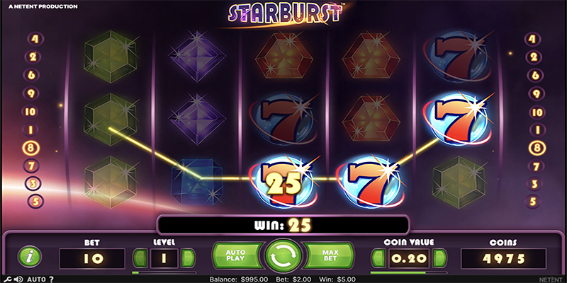 Cách chơi Starburst Slot