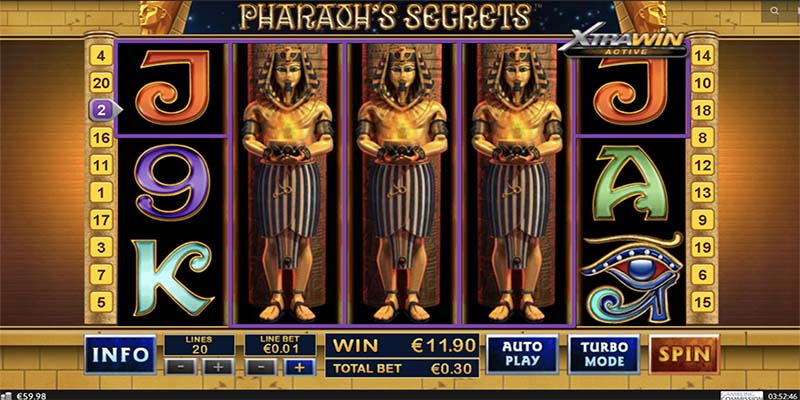 Chủ đề Pharaoh’s Secrets slot