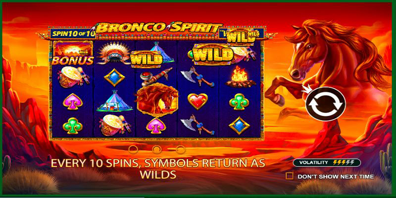 Tính năng Bronco Spirit Slot