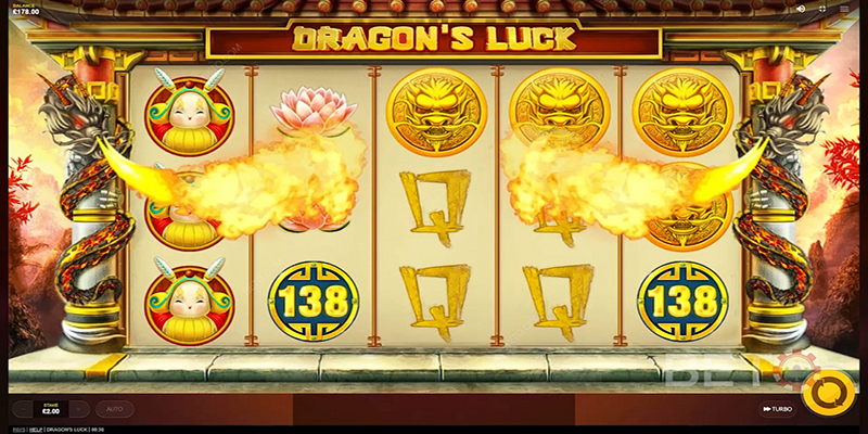 Tính năng Dragon’s Luck slot